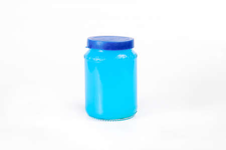 Bank of dark blue colourの写真素材