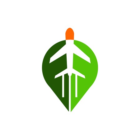 Logo Plane Aviateのイラスト素材