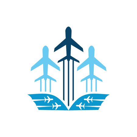 Air Plane Logistic Deliveryのイラスト素材