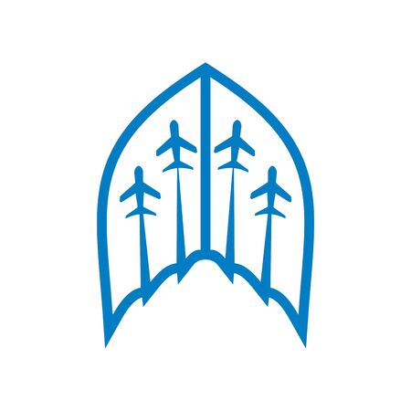 Air Plane Deliveryのイラスト素材