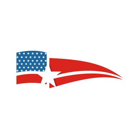America USA logo icon vectorのイラスト素材