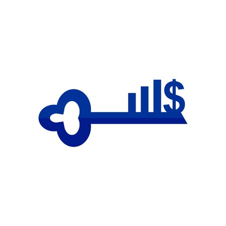 Business finance logo lock vectorのイラスト素材