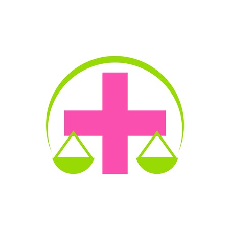 Law court bank house symbol justice finance iconのイラスト素材