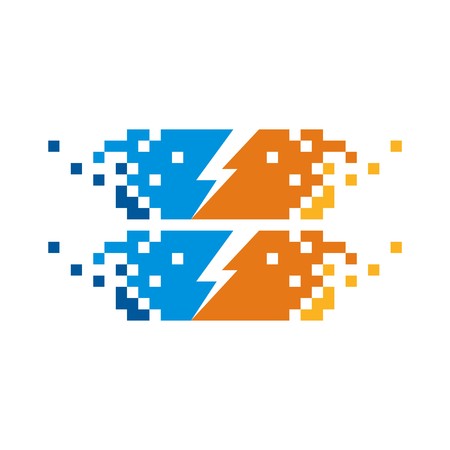 Electricity Power Icon vectorのイラスト素材
