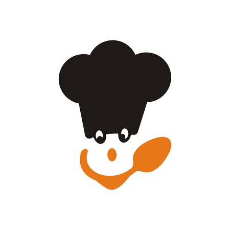 chef's hat kitchen symbolのイラスト素材