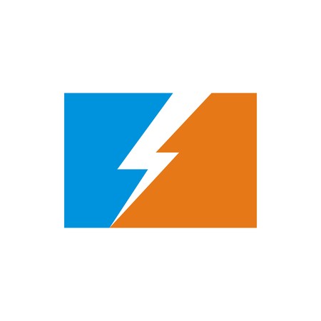 logo electric symbol vectorのイラスト素材
