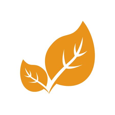 leaf plant icon vectorのイラスト素材