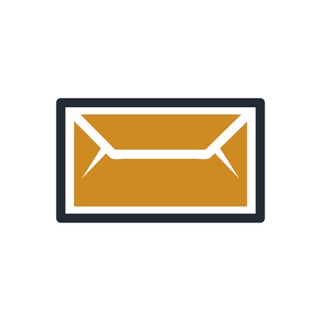 Logo envelope mail address icon message newsletter symbol vectorのイラスト素材