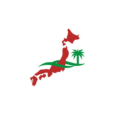 Japanese symbol icon design graphicのイラスト素材