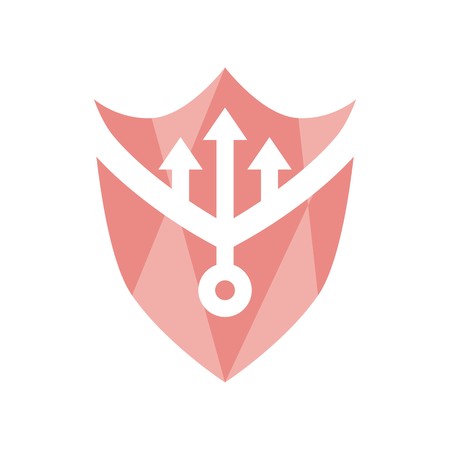 Business graph growth arrow progress icon vectorのイラスト素材