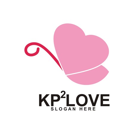 design love template icon vectorのイラスト素材