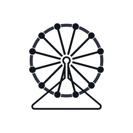 Abstract forest park design icon symbol natural vectorのイラスト素材