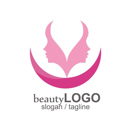 Fashion and beauty spa icon woman symbol designのイラスト素材