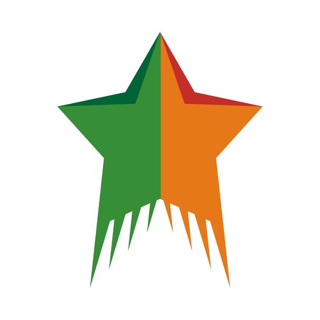 Creative Star vector iconのイラスト素材
