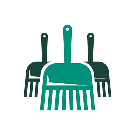 Cleaning equipment floor serviceのイラスト素材