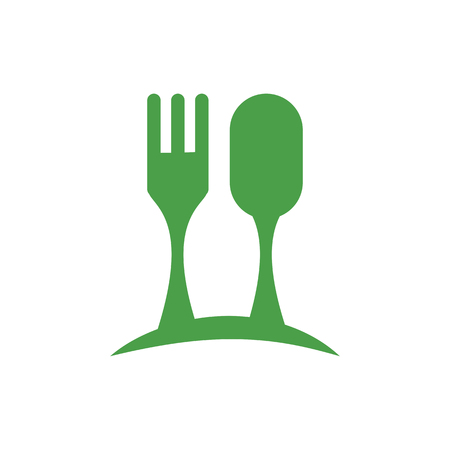 Food and drink glass tableのイラスト素材