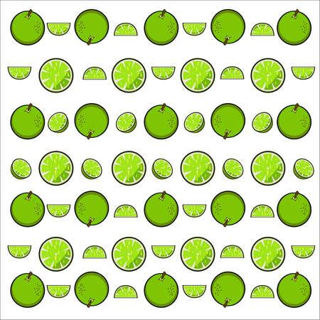 Lime Patternのイラスト素材