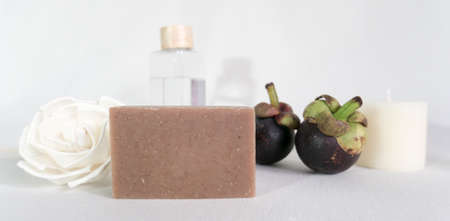 mangosteen soapの写真素材
