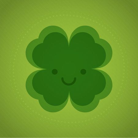 Happy cloverのイラスト素材
