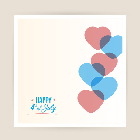 Happy 4th of Julyのイラスト素材