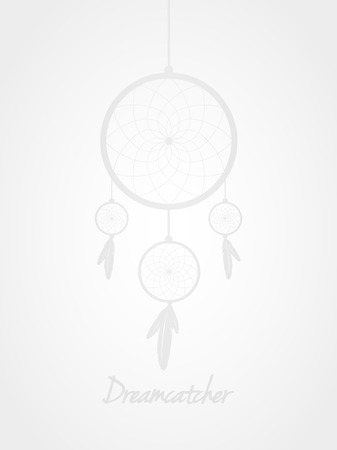 Background with dreamcatcherのイラスト素材