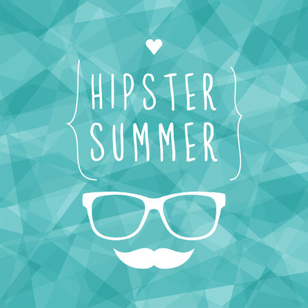 Hipster summerのイラスト素材