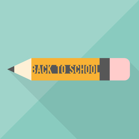 Back to school: pencilのイラスト素材