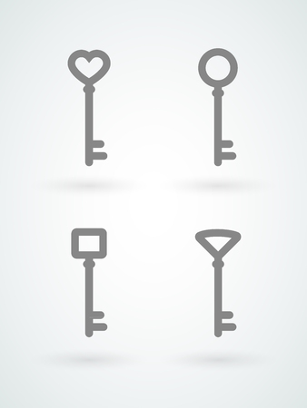 Set: minimal keysのイラスト素材