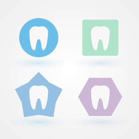 Dental iconsのイラスト素材