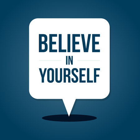 Believe in yourselfのイラスト素材