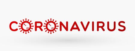 Coronavirus 2019 nCoV. Covid-19. Concept of flu outbreak, public health risk, MERS- CoV, SARS-CoV. Vector illustration, flat designのイラスト素材