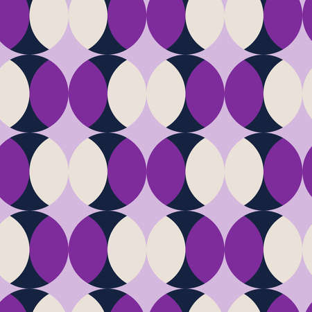 Abstract geometrical pattern. Violet colors. Summer vibes. For textile, product application. Vector illustration, flat designのイラスト素材