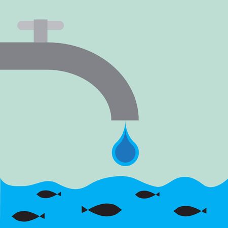 Dripping tapのイラスト素材