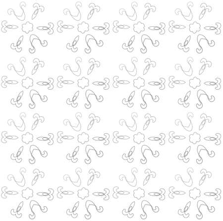 Black and white abstract seamless pattern. Digital background print.のイラスト素材