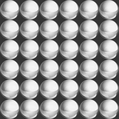 Silver pearls digital seamless pattern. Feminine accessory.のイラスト素材