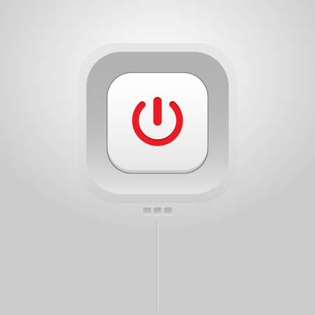 On off  Power Button on any Electronic Device. Digital background vector icon.のイラスト素材