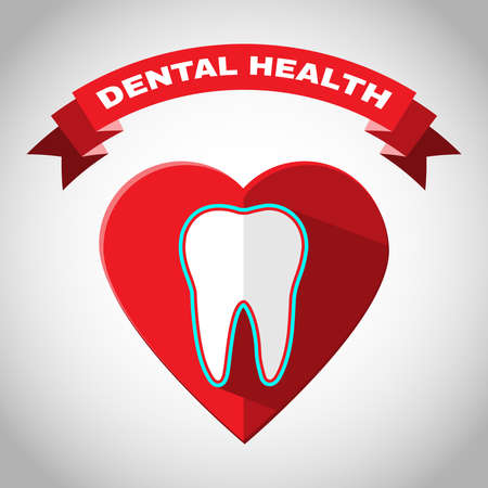Dental Health. Teeth Hygiene Illustration. Medical Vector Flyer. Teeth Protection and Freshness.のイラスト素材