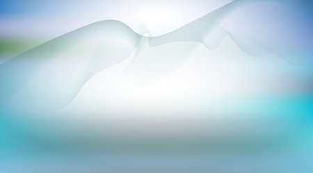 Digital vector abstract empty green and blue background with stripes and light waves. Ready for product placement and infographic, ads, print or magazineのイラスト素材