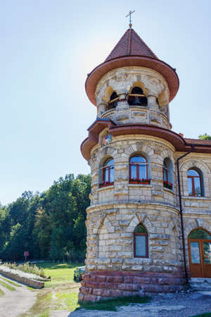 Womens orthodox monastery near rudi village at the north of republic of moldovaの写真素材