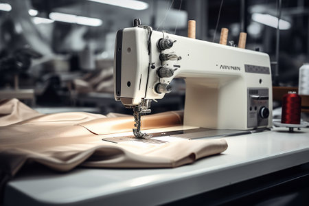 Generative AI clothes sewing machineの素材
