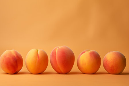 A peach themed background with space for textの素材