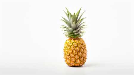 A pineapple on a white backgroundの素材