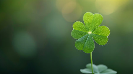 A magic four-leaf cloverの素材
