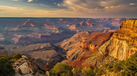 A landscape with the grand canyonの素材
