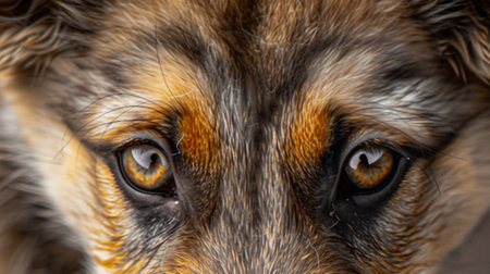 An adorable puppy, macro portraitの素材