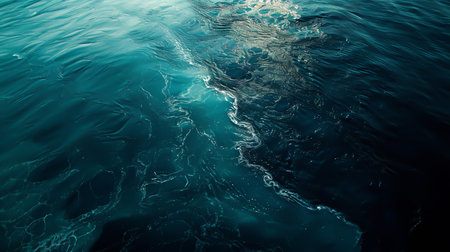 Oil spills in the seaの素材