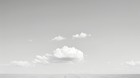 A white cloud on a white backgroundの素材