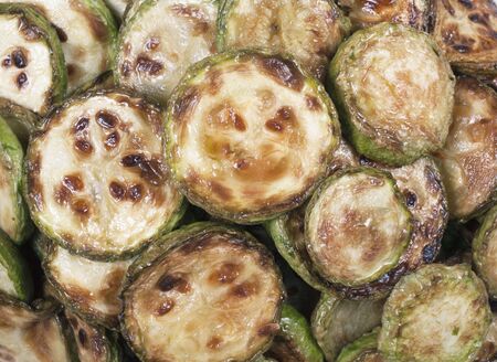 Fried squashedの写真素材