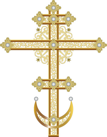 Ornate crossのイラスト素材