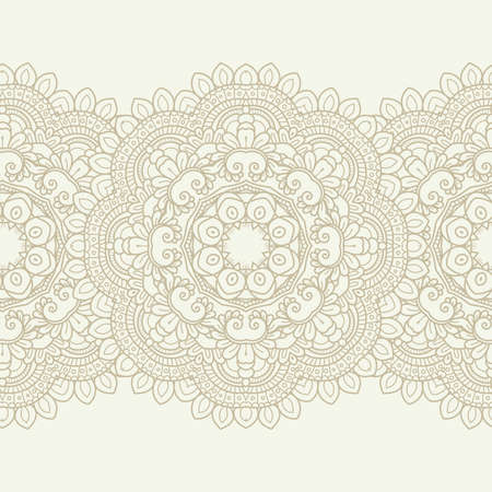 Seamless pattern with  floral  elementsのイラスト素材